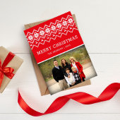 北欧スタイルのクリスマス写真 シーズンカード