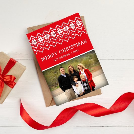 北欧スタイルのクリスマス写真 シーズンカード