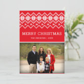 北欧スタイルのクリスマス写真 シーズンカード (スタンド正面)