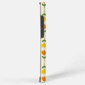 北欧スタイルカラフルオンCrmフラワーパターン Samsung Galaxyケース (右側面)