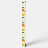 北欧スタイルカラフルオンCrmフラワーパターン Samsung Galaxyケース (左側面)