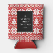 北欧スタイルクリスマスセーターパーティー 缶クーラー (正面)