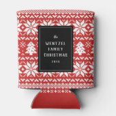 北欧スタイルクリスマスセーターパーティー 缶クーラー (裏面)