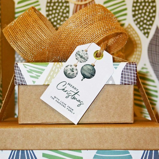 北欧スタイルモダンオーナメントメリークリスマス ギフトタグ