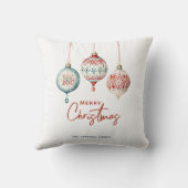 北欧スタイルモダンオーナメントメリークリスマス クッション (裏面)