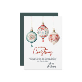 北欧スタイルモダンオーナメントメリークリスマス シーズンカード