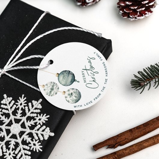 北欧スタイルモダンオーナメントメリークリスマス フェイバータグ