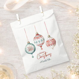 北欧スタイルモダンオーナメントメリークリスマス フェイバーバッグ
