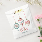 北欧スタイルモダンオーナメントメリークリスマス フェイバーバッグ (封をした状態)