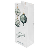 北欧スタイルモダンオーナメントメリークリスマス ワインギフトバッグ (裏面アングル)