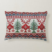 北欧スタイル刺繍クリスマス装飾用クッション アクセントクッション (裏面)