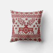 北欧スタイル刺繍クリスマス装飾用クッション クッション (裏面)