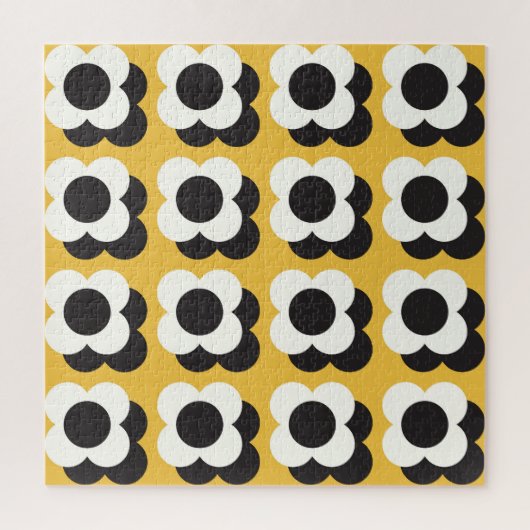 北欧スタイル、フローラヴィンテージパターン ジグソーパズル (縦)