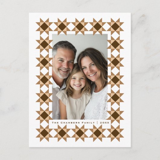 北欧スターフレームクリーム シーズンポストカード (正面)