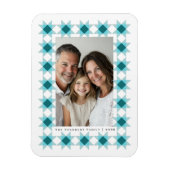 北欧スターフレームブルーアクア マグネット (縦)