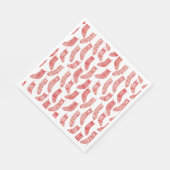 北欧ストッキングスカンジナビアのクリスマスレッドホワイト スタンダードランチョンナプキン (角)