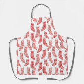 北欧ストッキング赤白 エプロン (正面)