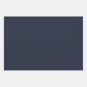 北欧タータンチェックブルーグレーブラックパターン ラッピングペーパーシート (正面2)