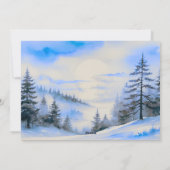 北欧ダックスノーパーソナライズされたクリスマス シーズンカード (裏面)