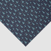 北欧ティール（緑がかった色）クリスマスツリーズダーク 薄葉紙 (詳細)