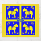 北欧デザイン リキュールボトルラベル (シングルラベル)