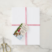 北欧トレックメリークリスマス ギフトタグ (より糸付き)