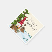 北欧トレックメリークリスマス スタンダードカクテルナプキン (角)