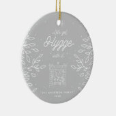 北欧ハイゲPHOTOスカンジナビアモダンのダスティグレイ セラミックオーナメント (右)