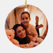 北欧ハイゲPHOTOスカンジナビアモダンのダスティグレイ セラミックオーナメント (裏面)