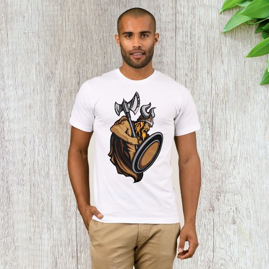 北欧バイキング戦士のノース・バーバリアン Tシャツ