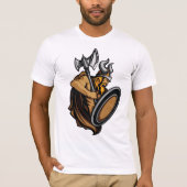 北欧バイキング戦士のノース・バーバリアン Tシャツ (正面)