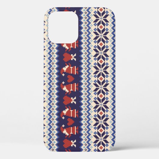 北欧パターン:魅力的イラストレーション Case-Mate iPhoneケース (裏面)