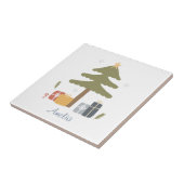 北欧パーソナライズされたクリスマスツリーホリデイ タイル (側面)