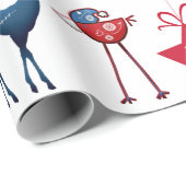 北欧パーソナライズされたクリスマス ラッピングペーパー (ロールコーナー)