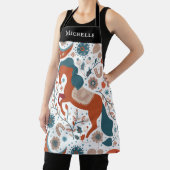 北欧パーソナライズされた馬かわいい エプロン (インサイチュ)