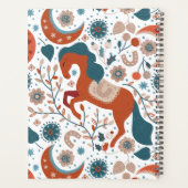 北欧パーソナライズされた馬かわいい プランナー手帳 (裏面)