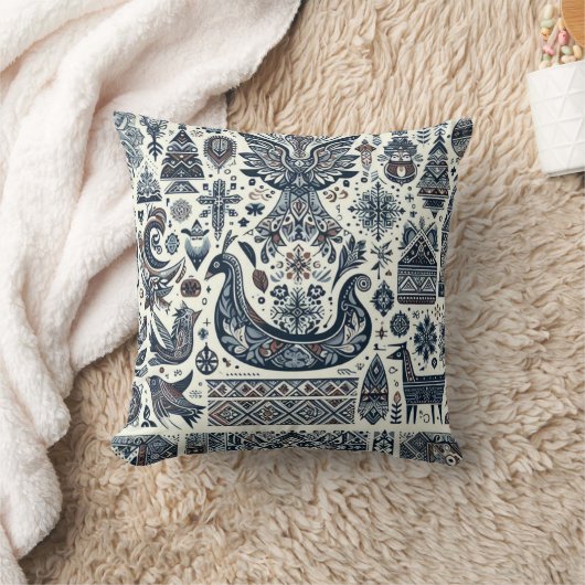 北欧ピロー クッション (ブランケット)