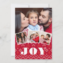 北欧フェアアイルJoyフォトコラージュクリスマス