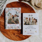 北欧フォトクリスマスカードボホスカンジホリデー シーズンカード