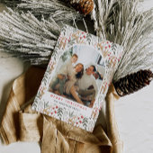 北欧フォトクリスマスカードボホスカンジホリデー シーズンカード