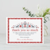 北欧フォークアートダラホーススカンジナビア写真 シーズンカード (スタンド正面)