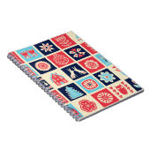 北欧フォークアート:ヴィンテージフローラ。 ノートブック (右側)