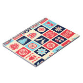 北欧フォークアート:ヴィンテージフローラ。 ノートブック (左側)