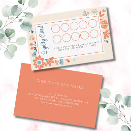 北欧フォーク花フローラ ロイヤリティカード