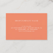 北欧フォーク花フローラ ロイヤリティカード (裏面)