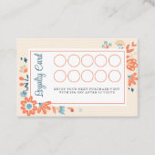 北欧フォーク花フローラ ロイヤリティカード (正面)