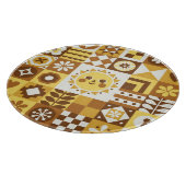 北欧フローラ:抽象芸術ヴィンテージカード。 カッティングボード (角)