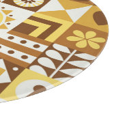 北欧フローラ:抽象芸術ヴィンテージカード。 カッティングボード (角)