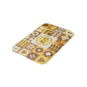 北欧フローラ:抽象芸術ヴィンテージカード。 バスマット (アングル)