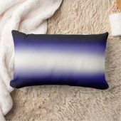 北欧ブルーブラック|青|白 ランバークッション (ブランケット)